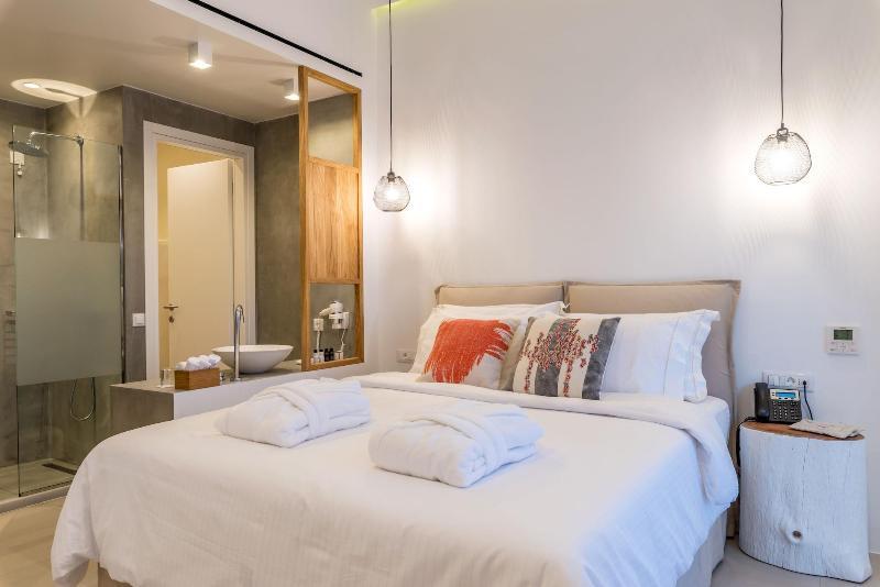 Mykonos Town ブルートピア スイーツ Bed & Breakfast エクステリア 写真