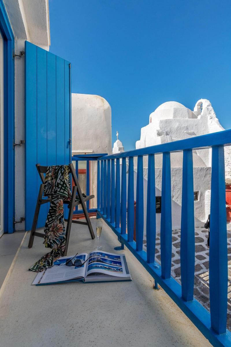 Mykonos Town ブルートピア スイーツ Bed & Breakfast エクステリア 写真