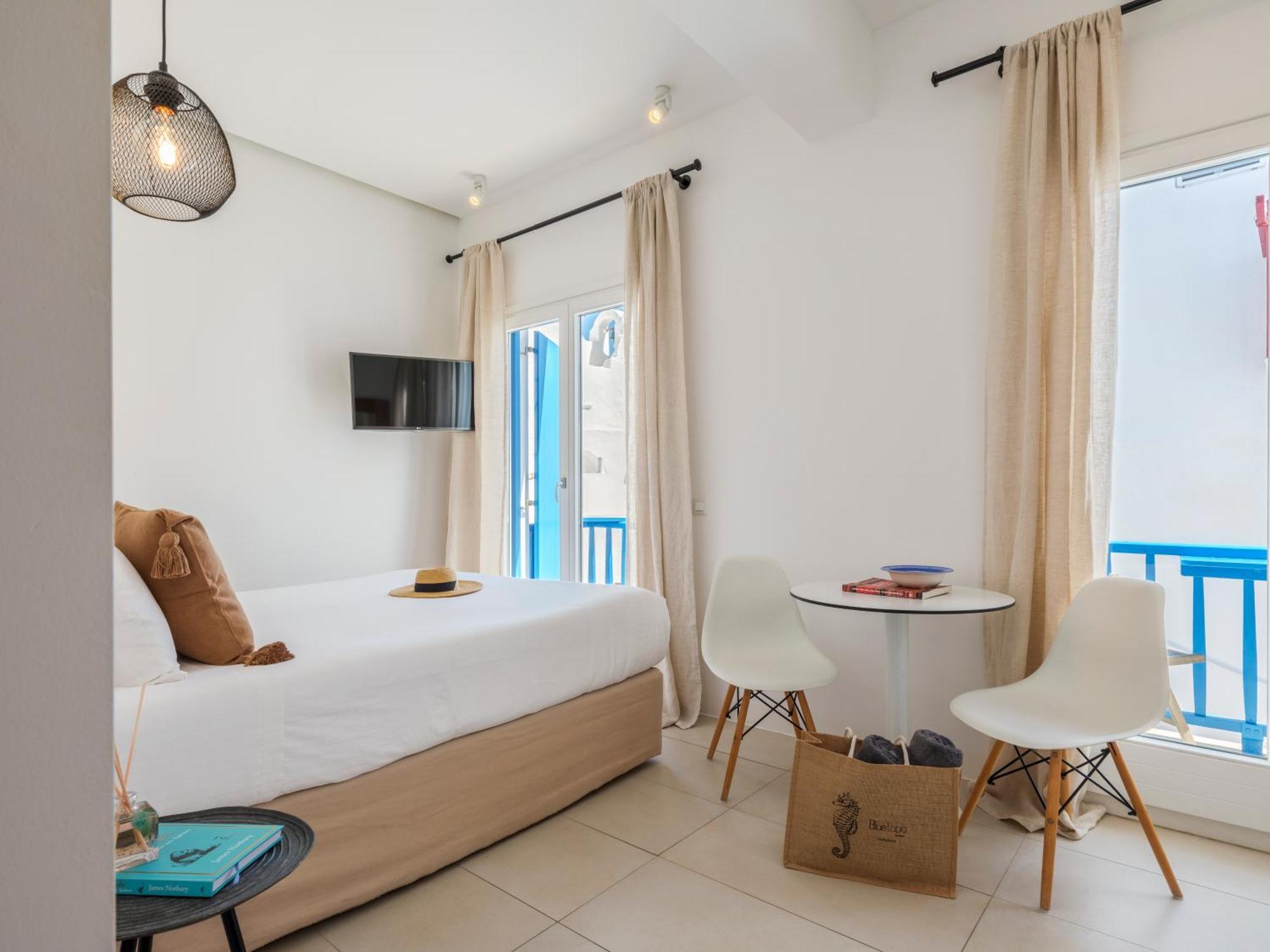 Mykonos Town ブルートピア スイーツ Bed & Breakfast エクステリア 写真