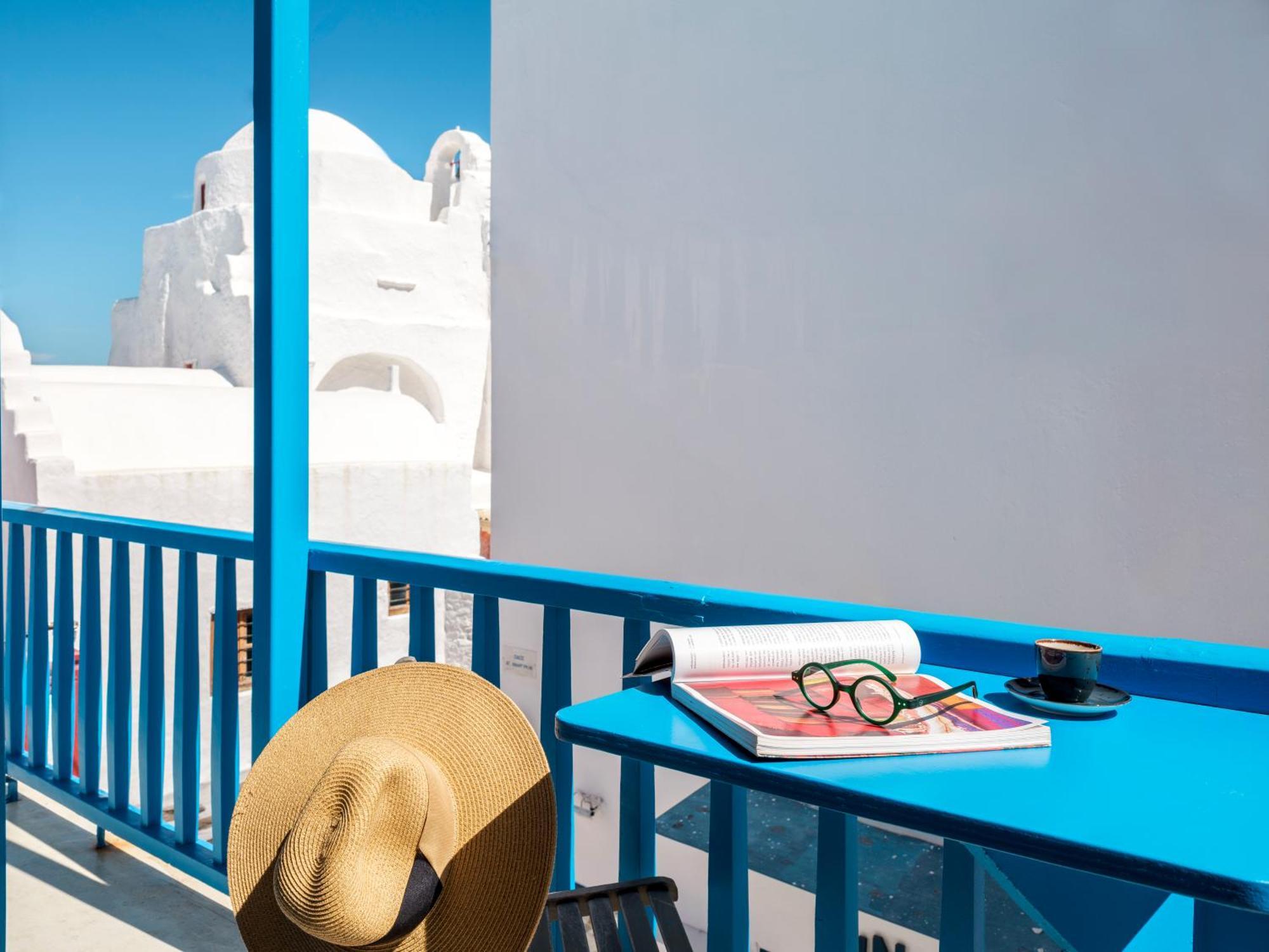 Mykonos Town ブルートピア スイーツ Bed & Breakfast エクステリア 写真