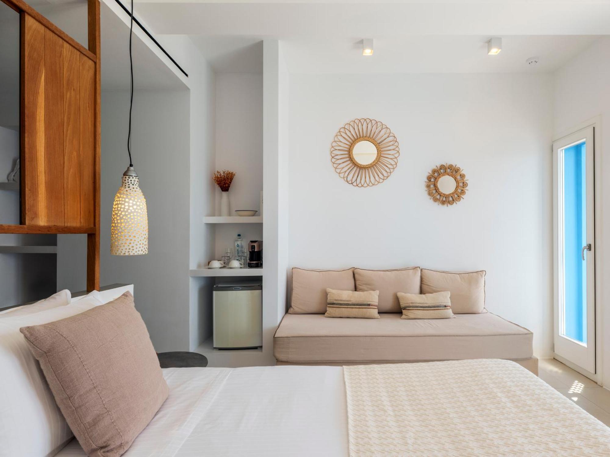 Mykonos Town ブルートピア スイーツ Bed & Breakfast エクステリア 写真