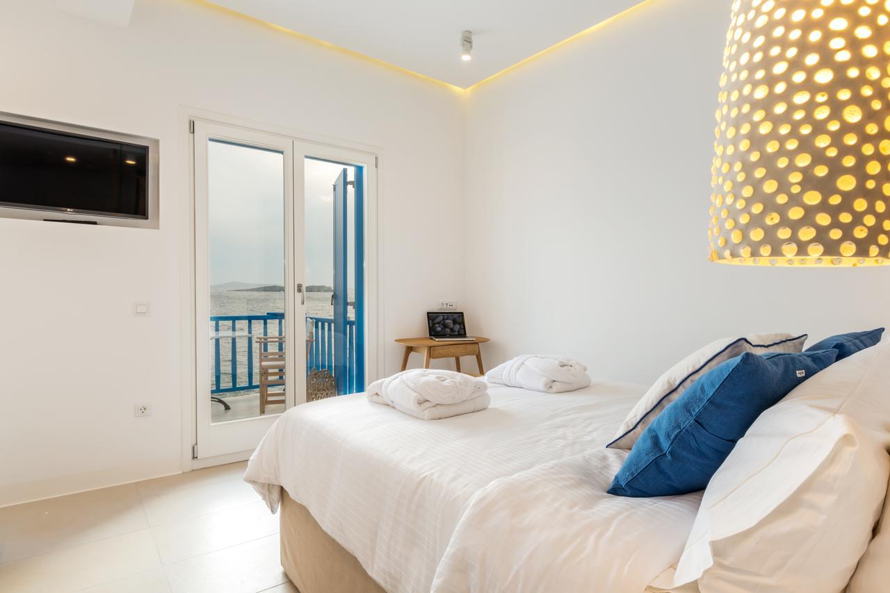 Mykonos Town ブルートピア スイーツ Bed & Breakfast エクステリア 写真